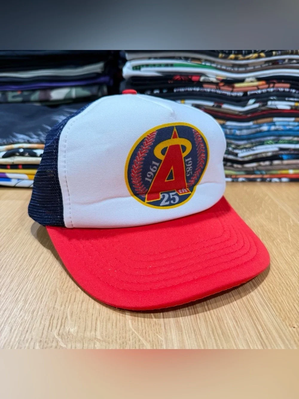 Vintage 80’s Anaheim Angels MLB Baseball SnapBack Trucker Hat
